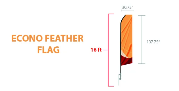 Econo Feather Flag