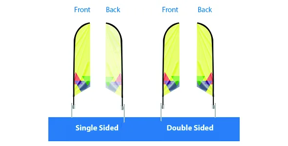 Feather Angled Flag